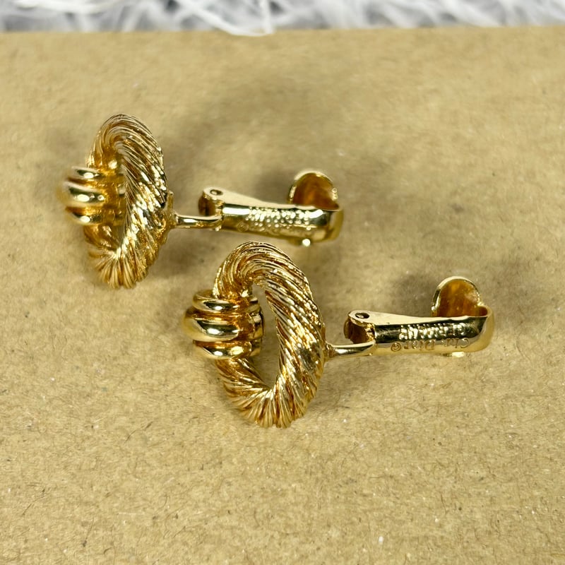 美品】 Christian Dior ディオール クリップ式 イヤリング  