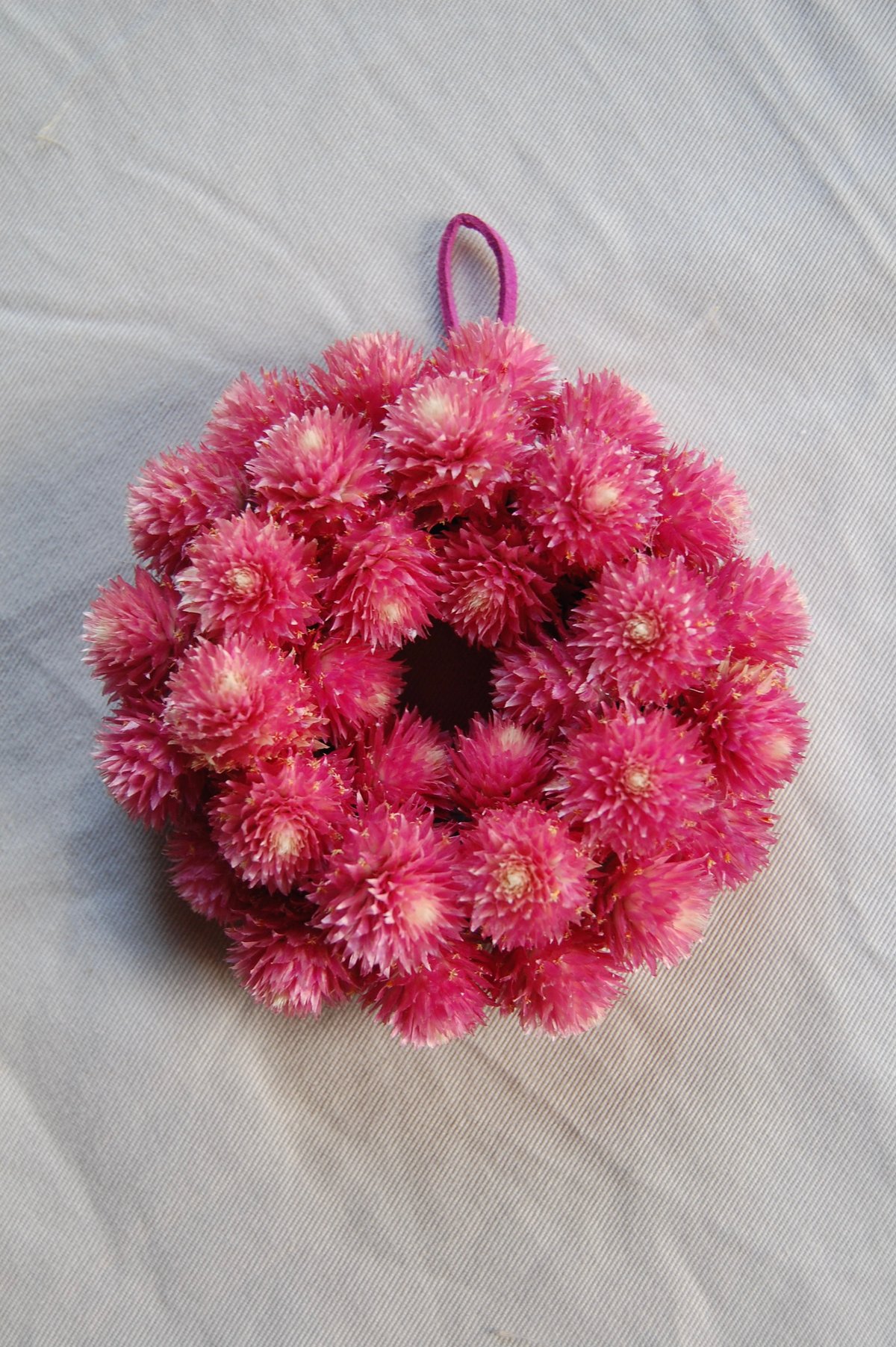 千日紅リース 千日紅のミニリース | étoile