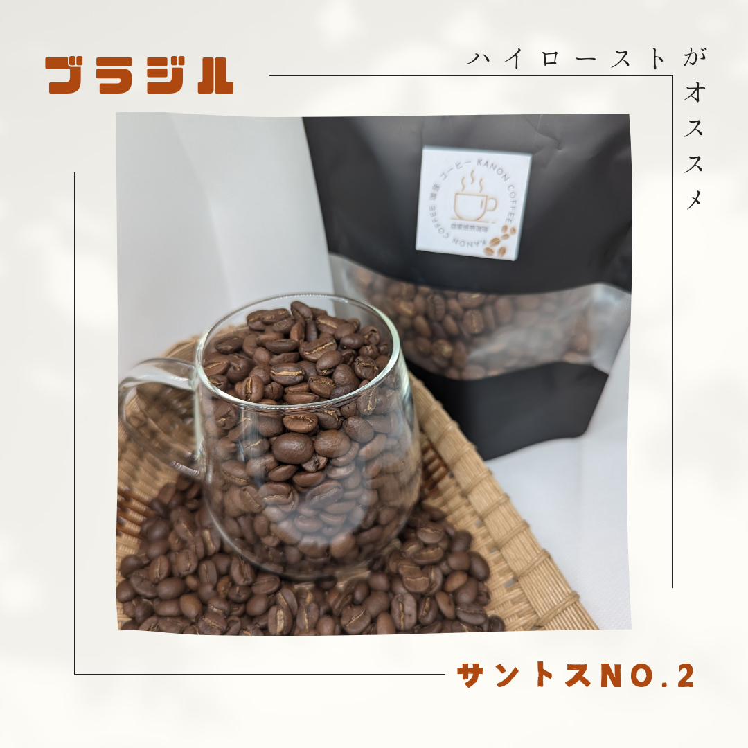 [コーヒー 生豆 ]ブラジル サントス No.2 / ナチュラル5kgノーピック サントスNo.2 | 珈音コーヒー