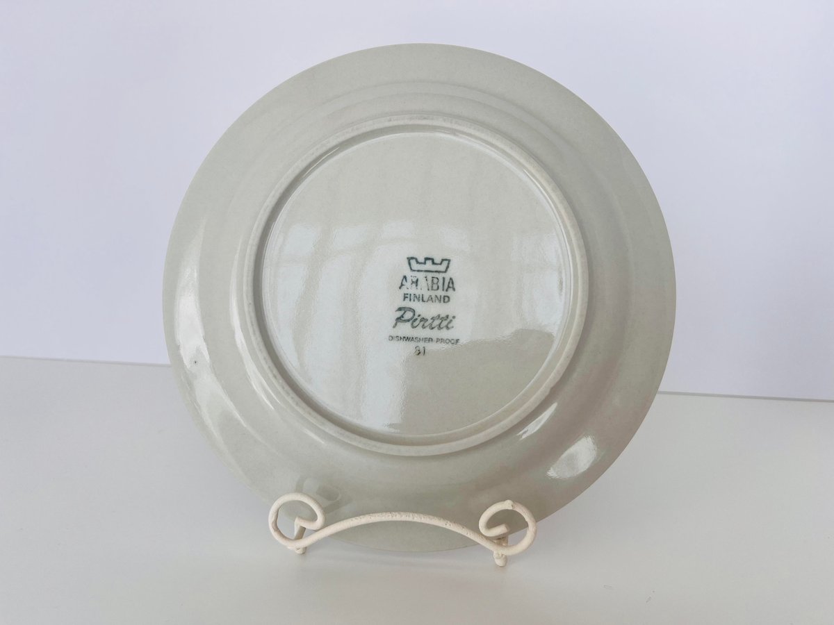 ARABIA Ruija Saaristo Pirtti プレート 6枚セット Arabia Pirtti ヴィンテージプレート 17 cm | Glanta