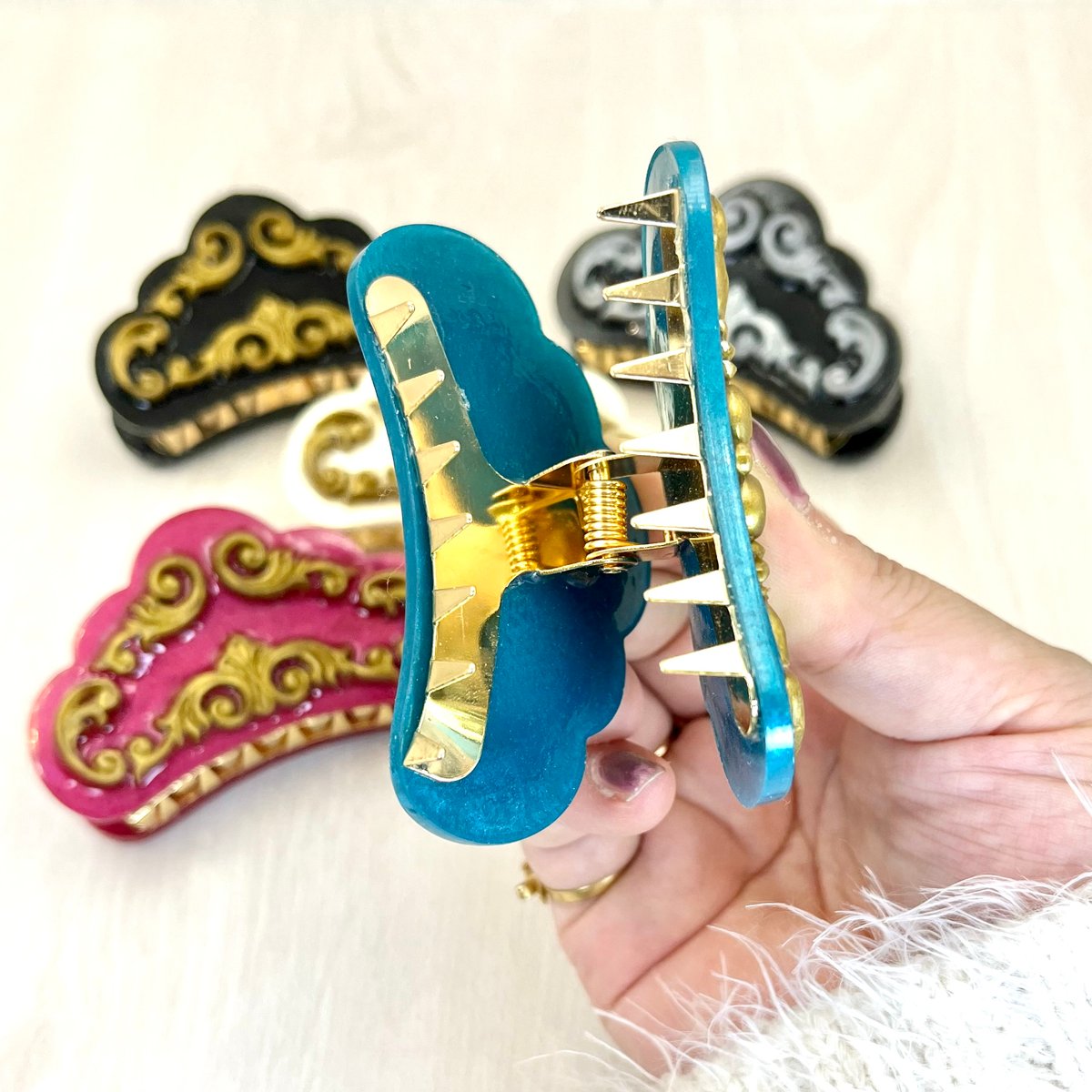 ロココ調バンスクリップ | リンボレスライン💎金属アレルギー対応