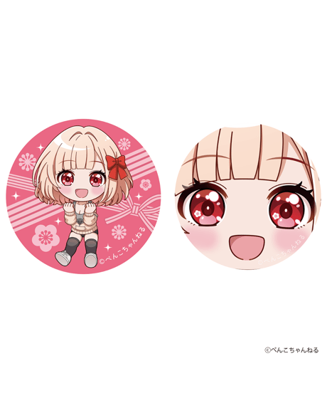 ぺんこちゃんねる　ミニキャラ缶バッジ