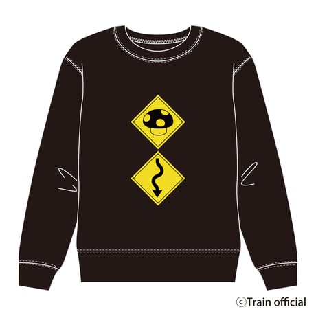 【予約受注】とれいん。長袖シャツ　ブラック