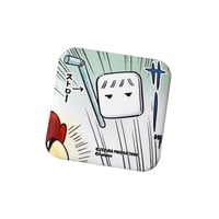 火の鳥×はんぺんくん　スクエア缶バッジC