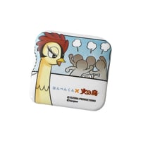 火の鳥×はんぺんくん　スクエア缶バッジG