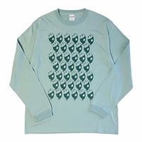 コッパミジンコくん LONG SLEEVE T-SHIRTS SMOKY GREEN