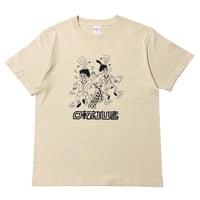 回転初心者 SHORT SLEEVE T-SHIRTS SAND BEIGE