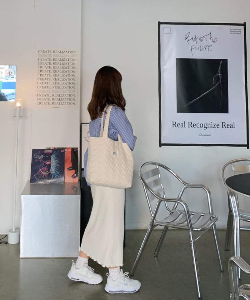 ハンドメイドWBPハートヌビバック (ショルダーストラップ追加可