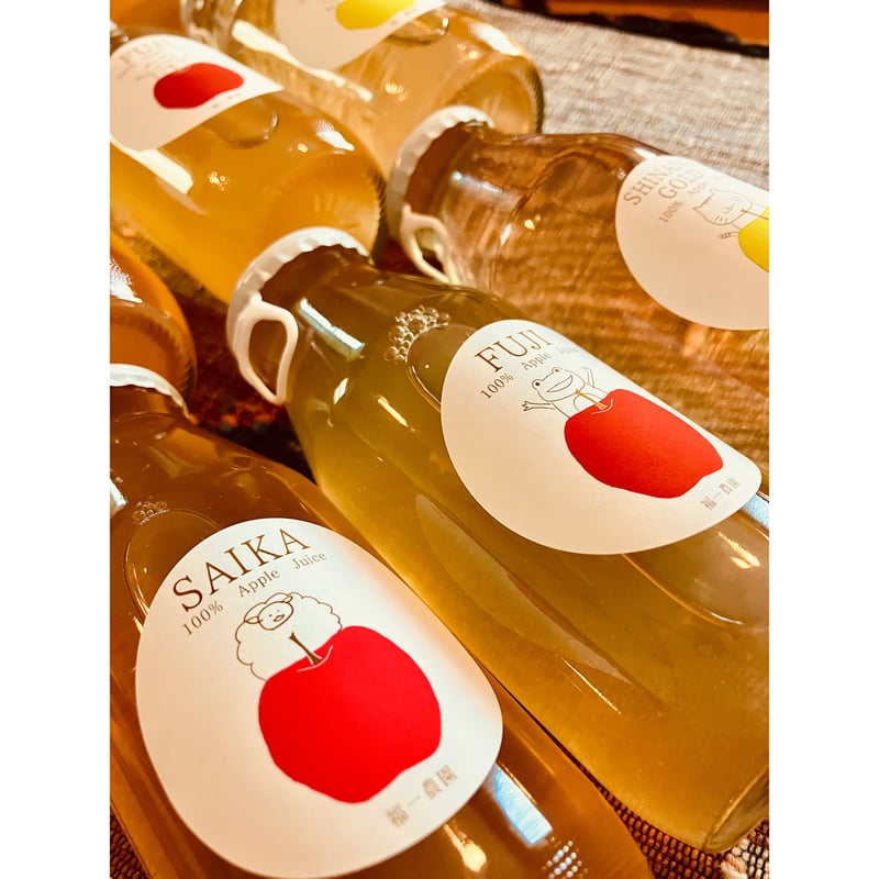 100%りんごジュース 180ml×12本 | 福一農園