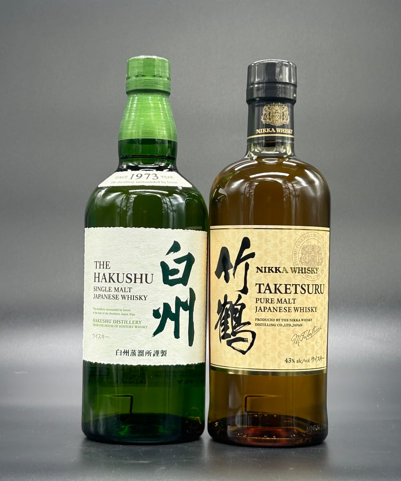 セット販売］サントリー白州シングルモルト✖️ ニッカ 竹鶴 ピュア