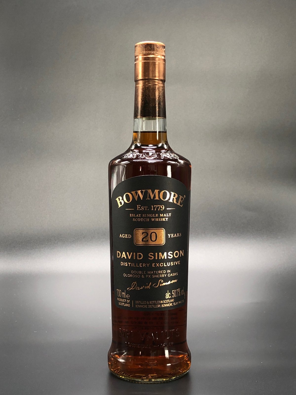 ボウモア2020 20年 / Distillery Exclusive デヴィッド シンプソン