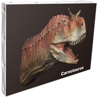 【加藤愛一】恐竜アートキャンバス カルノタウルス