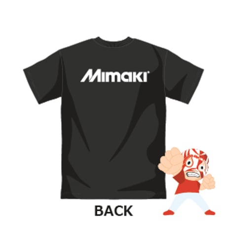 【ミマキマン】ミマキ50th記念Tシャツ Black