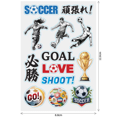 【サージカル フェイス＆ボディシール】サッカー Aタイプ