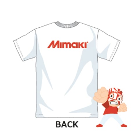 【ミマキマン】ミマキ50th記念Tシャツ White
