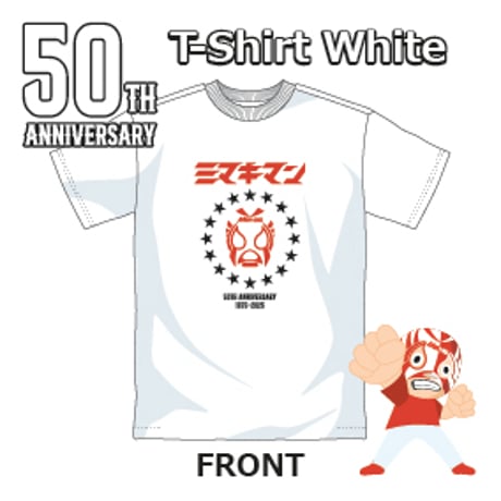 【ミマキマン】ミマキ50th記念Tシャツ White