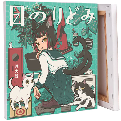 【東京モノノケ】アートキャンバス みどりの日（Greenery Day）