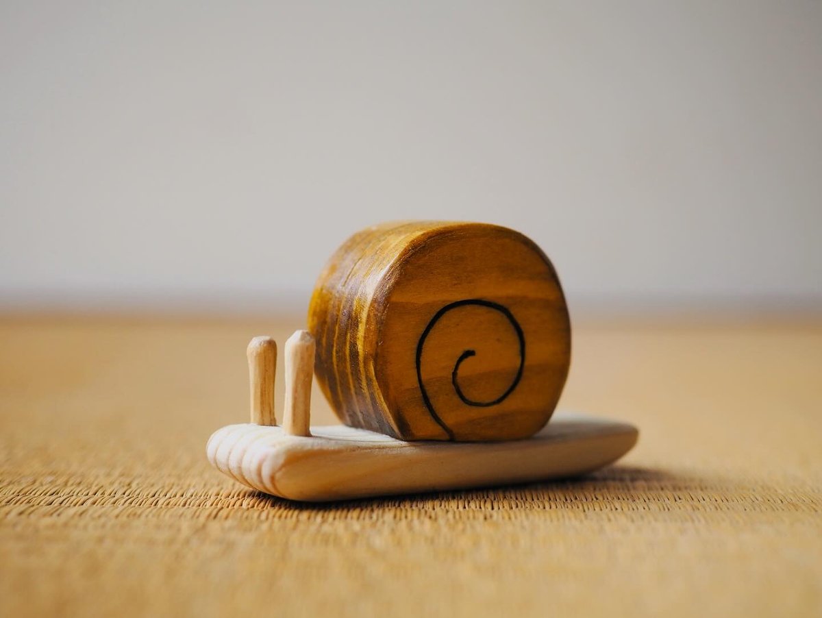 カードスタンド かたつむり | 木工房・あき