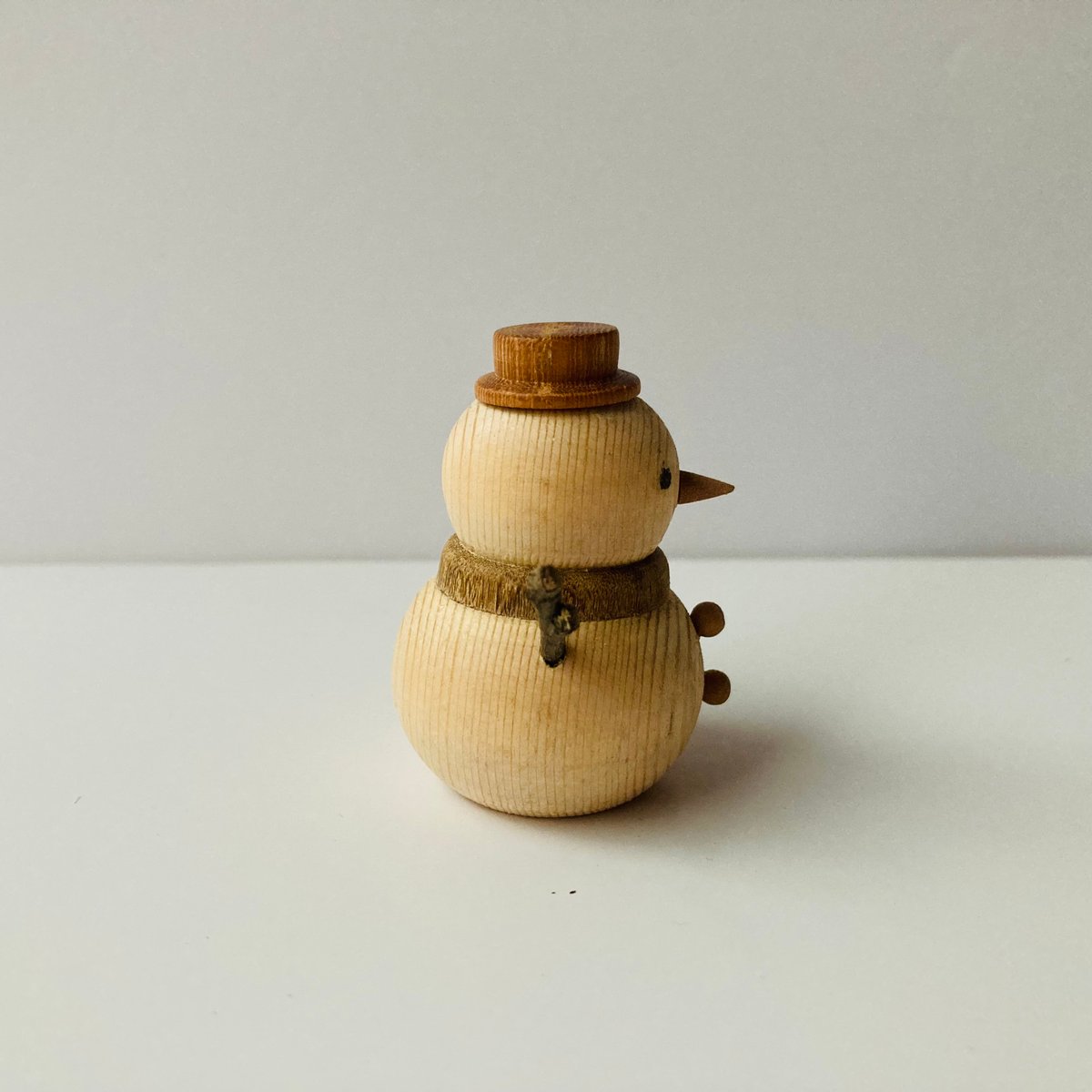 木製手乗り雪だるま | 木工房・あき