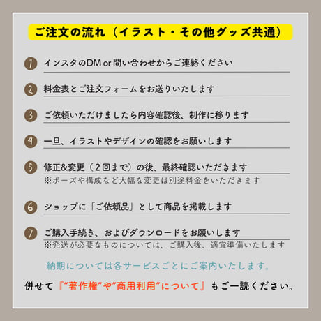 ご注文の流れ