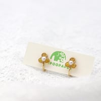 イヤリング・ピアス｜小花｜黄色