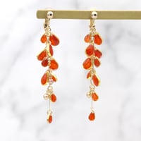 イヤリング・ピアス｜ゴールデンシャワー｜オレンジ