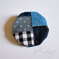 denim ベレー帽 単品【ブルー】