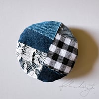 denim ベレー帽 単品【ブルー】