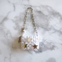 パールショルダーバッグ【silver】