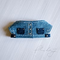 denim ジャケット　単品【ライトブルー×シルバー】