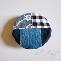denim ベレー帽 単品【ブルー】