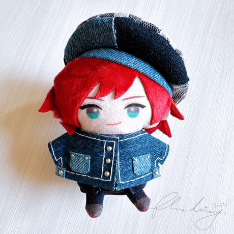 denim ベレー帽　単品【ブルー】