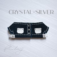 denim ジャケット 単品【クリスタル×シルバー】