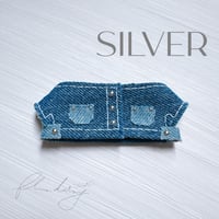 denim ジャケット 単品【ブルー×シルバー】