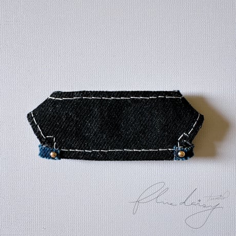denim ジャケット 単品【ブラック×ゴールド】