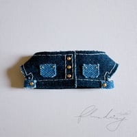 denim ジャケット 単品【ネイビー×ゴールド】
