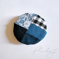 denim ベレー帽 単品【ブルー】