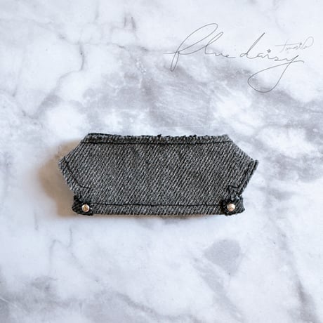 denim ジャケット 単品【グレー×シルバー】