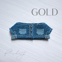 denim ジャケット 単品【ブルー×ゴールド】