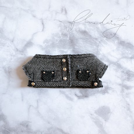 denim ジャケット 単品【グレー×シルバー】