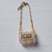 カラフルビーズショルダーバッグ【gold】