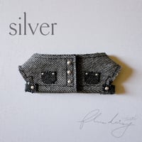 denim ジャケット 単品【グレー×シルバー】