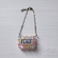 カラフルビーズショルダーバッグ【silver】