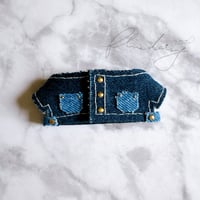 denim ジャケット 単品【ネイビー×ゴールド】