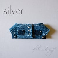 denim ジャケット 単品【ブルー×シルバー】