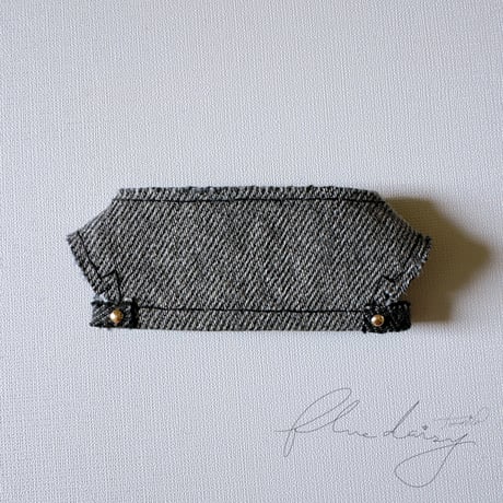 denim ジャケット 単品【グレー×ゴールド】