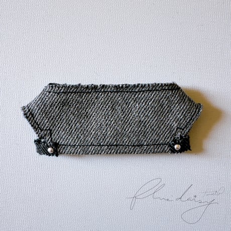 denim ジャケット 単品【グレー×シルバー】