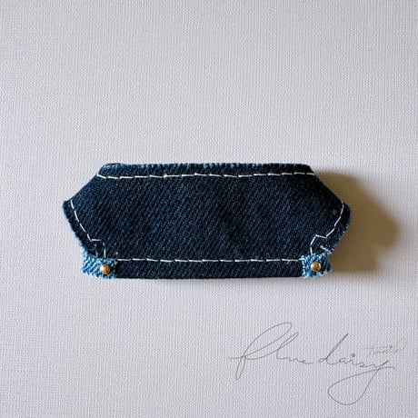 denim ジャケット 単品【ネイビー×ゴールド】
