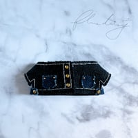 denim ジャケット 単品【ブラック×ゴールド】