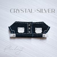 denim ジャケット 単品【クリスタル×シルバー】